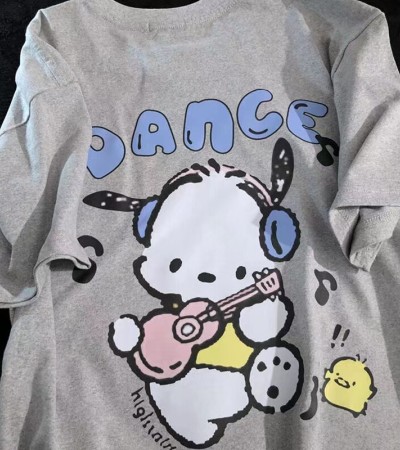 【100%纯棉】现货韩式新款短袖印花图案T恤加大码男女皆宜加大码T恤宽松女式Baju Perempuan Murah Dai Chung 【100%纯棉】现货韩式新款短袖印花图案T恤加大码男女皆宜加大码T恤宽松女式Baju Perempuan Murah Dai Chung