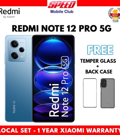 小米红米Note 12 Pro 5G | 8GB+256GB | NFC |全球ROM |全新|本地设置| 1年保修|免费钢化玻璃+后盖或折扣价