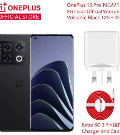 OnePlus 10 Pro NE2215全球美国版|免费赠送SG 3针80W充电器和电缆| Original Oxygen OS | SG本地1年保修
