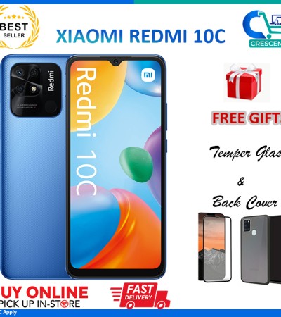 Redmi 10C（4GB RAM 64GB存储空间）||全新||有保修||全球Rom***有赠品***