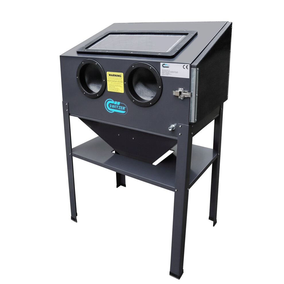 Switzer Magnum Sand Blaster Cabinet - 220L Sand Blasting Grit Bead Sandblaster 