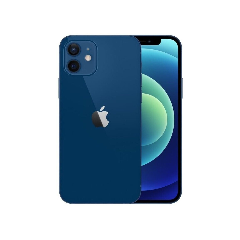 Refurbished Apple Iphone 12 4 GB + 64 GB Single SIM Blue Smartphone 
